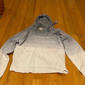 Women’s hoodie ombre blue size small